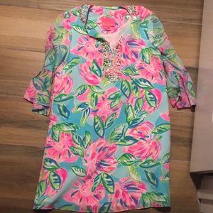 Lilly Pulitzer Totally Blossom Elenora Silk Dress
